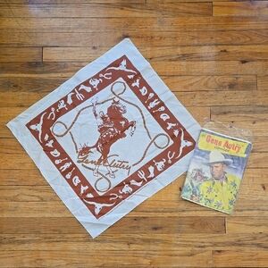 Gene Autry Cowboy Bandana And Old Comic
